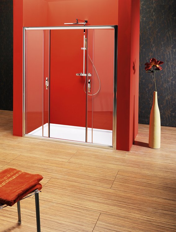 Sprchové dveře do niky SIGMA - čtyřdílné